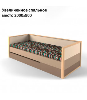 РОБИН-Кровать большая нижняя с фальшпанелью универсальная