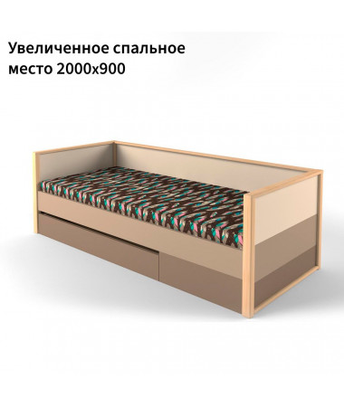 РОБИН-Кровать большая нижняя с фальшпанелью универсальная