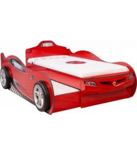 CARBED - Кровать-машина COUPE с выдвижной кроватью, красная, сп. м. 90*190/90*180, 20.03.1306.00