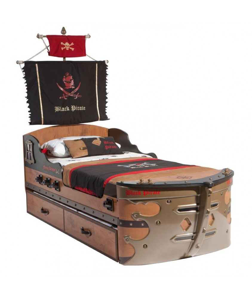 Кровать Cilek Black Pirate