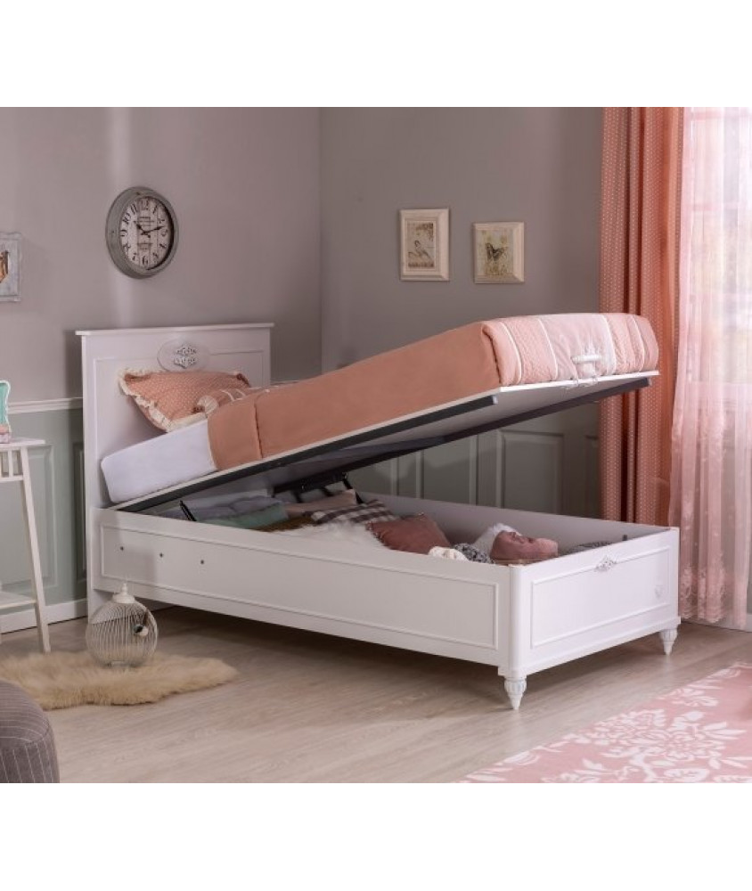 ROMANTICА - Кровать с подъемным механизмом (120х200) 20.21.1708.00 ROMANTICА - Кровать с подъемным механизмом (120х200) 20.21.1708.00